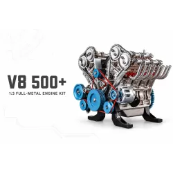 TECHING 1:3 Full-Metal V8 Engine Model Kit 500+PCS