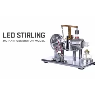 Hot-Air Stirling Electricity Generator with Colorful LED Hot-Air Stirling Electricity Generator with Colorful LED