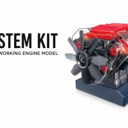 V8 STEM Working Engine Model Building Kit