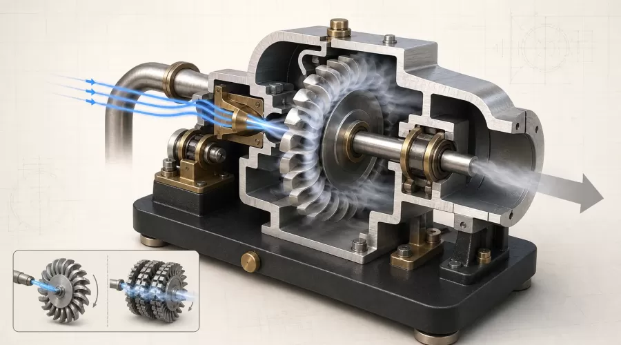 How a Model Steam Turbine Works: Impulse, Reaction, Nozzles and Safe Testing
