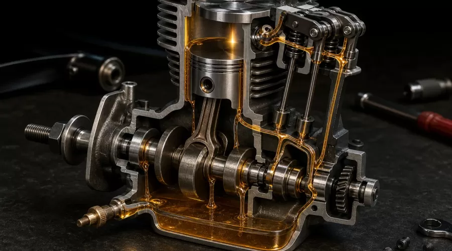 Model Engine Lubrication: Oil Types, Oiling Points and Fault Diagnosis