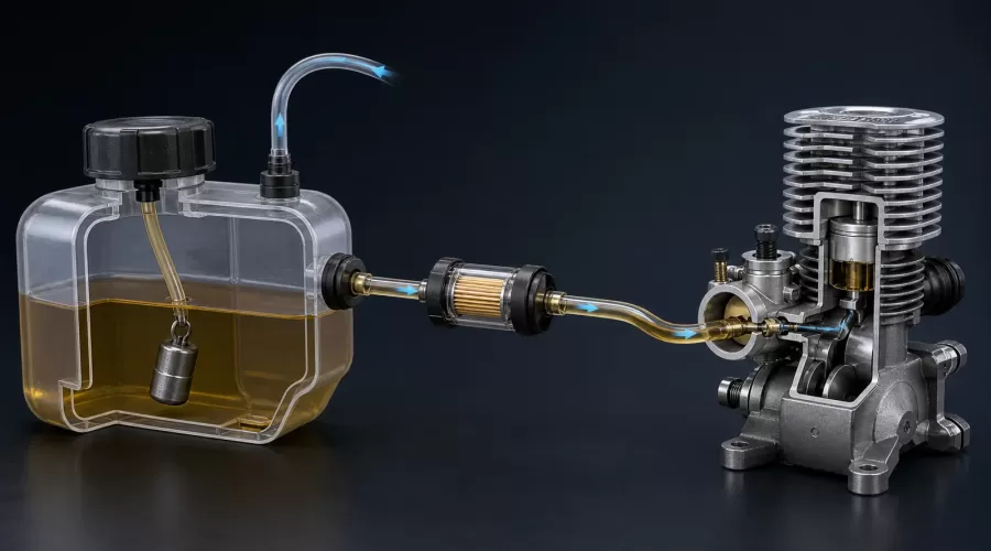 Model Engine Fuel System: Tank, Clunk, Vent and Fuel-Starvation Diagnosis
