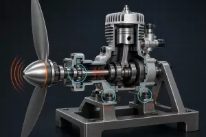 Model Engine Vibration Diagnosis: Prop Balance, Mounts, Runout and Bearing Clues
