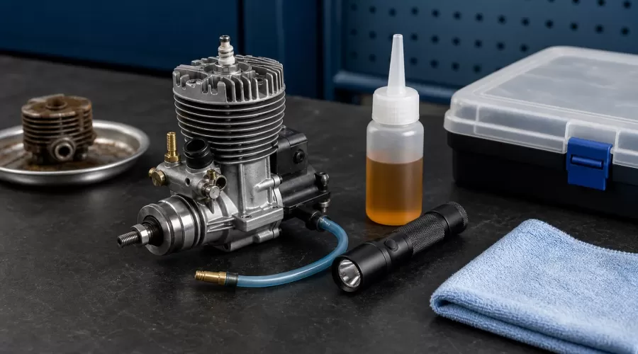 How to Store a Nitro or Glow Model Engine: After-Run Oil, Rust Prevention and Safe Restart