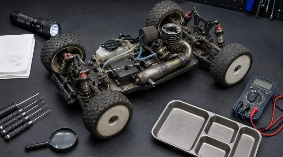 How to Inspect a Used Nitro RC Car Before Buying or First Start