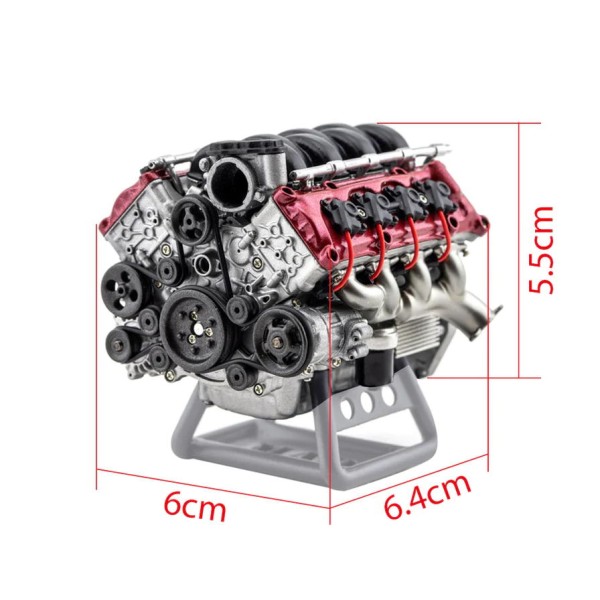 V8 Engine Model Kit that MAD - Build lifelike mini V8 Engine ax90104 Ⅱ Capra VS4-10 Pro Ultra V8 Engine Model Kit that MAD - Build lifelike mini V8 Engine ax90104 Ⅱ Capra VS4-10 Pro Ultra