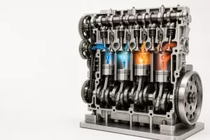 How Does a Miniature Four-Stroke Engine Work? A Visual Guide