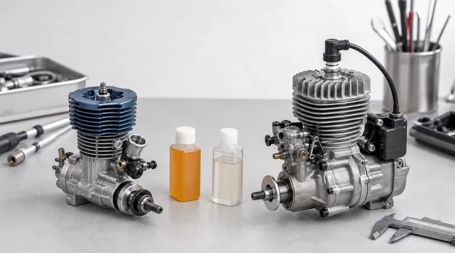 Nitro vs Gasoline Model Engines: Fuel, Ignition, Tuning and Compatibility