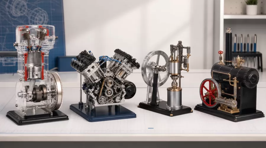 Working, Motorized, Cutaway or Live? How to Choose a Model Engine Kit for Learning