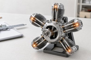 Why Four-Stroke Radial Engines Use an Odd Number of Cylinders: Firing Order Explained