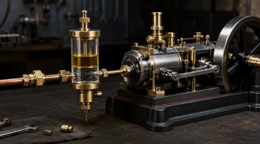 Model Steam Engine Lubrication: How a Displacement Lubricator Works