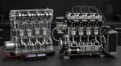 4-Cylinder Engine Models: Motorized Kits vs Gasoline Inline-Fours