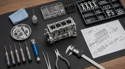 Model Engine Kit Tools: A Bench Setup and Assembly Checklist