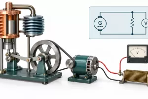 Stirling Engine Generator Power: Why Voltage Drops Under Load and How to Measure It