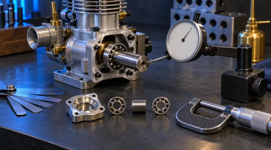 Model Engine Bearing Clearance, Endplay and Preload: A No-Guess Diagnosis Guide