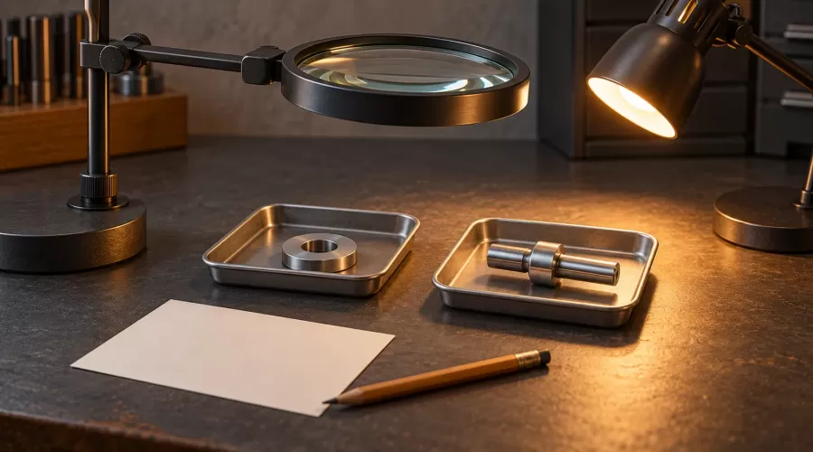 Model Engine Visual Inspection: Magnification and Lighting