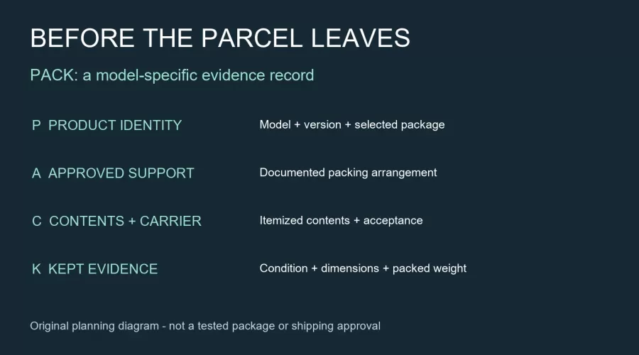 Model Engine Shipping: Check the Packing Plan Before Dispatch