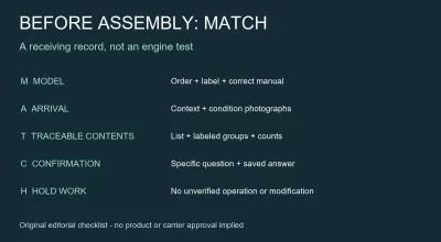 Model Engine Unboxing: Match the Parts Before Assembly
