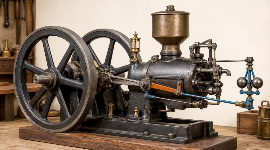 How a Hit-and-Miss Engine Governor Works: Flyweights, Latch-Out and the Fire-Coast Cycle