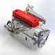 CISON Upgraded Red OHV Inline-4 Gasoline Engine Kit CISON Upgraded Red OHV Inline-4 Gasoline Engine Kit