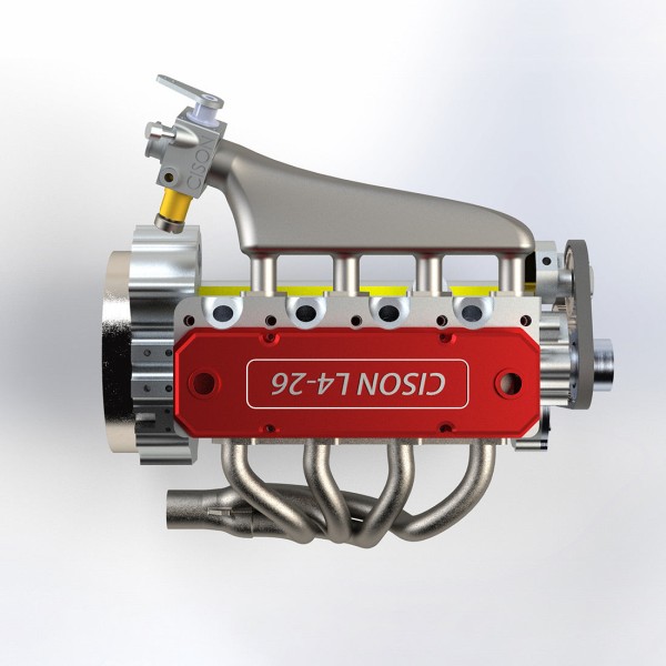 CISON Upgraded Red OHV Inline-4 Gasoline Engine Kit CISON Upgraded Red OHV Inline-4 Gasoline Engine Kit