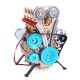 DM13-L4-T Full-Metal Inline-4 Engine Assembly Kit 357PCS