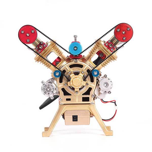 DM14-V2-T Full-Metal V-Twin Engine Assembly Kit 217PCS DM14-V2-T Full-Metal V-Twin Engine Assembly Kit 217PCS