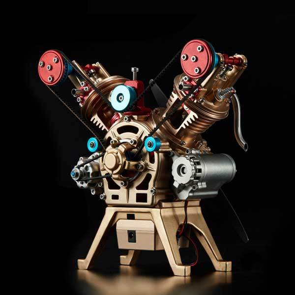 DM14-V2-T Full-Metal V-Twin Engine Assembly Kit 217PCS DM14-V2-T Full-Metal V-Twin Engine Assembly Kit 217PCS