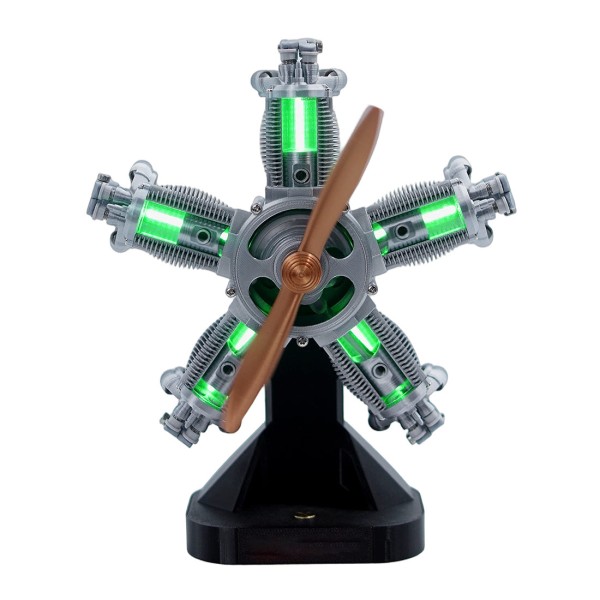 ENJOMOR 100-Piece Five-Cylinder Radial Engine Display Kit ENJOMOR 100-Piece Five-Cylinder Radial Engine Display Kit