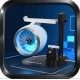 Turbojet-Style 5V Desktop Fan with Plug-In or Rechargeable Power