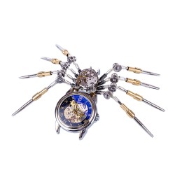 Spider Mechanical Clock 3D Metal Assembly Kit