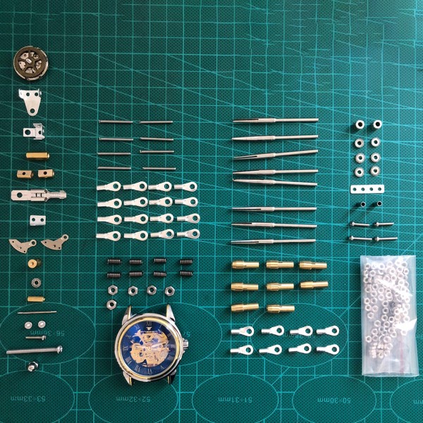 Spider Mechanical Clock 3D Metal Assembly Kit Spider Mechanical Clock 3D Metal Assembly Kit