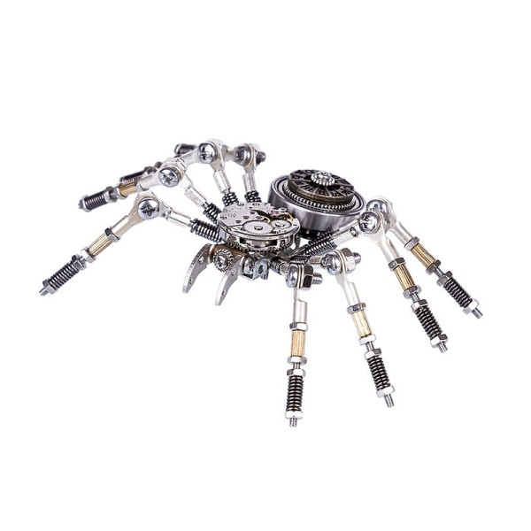 Spider Mechanical Clock 3D Metal Assembly Kit Spider Mechanical Clock 3D Metal Assembly Kit