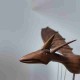 Handcrafted Wooden Kinetic Fire Dragon Display Model