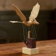 Handcrafted Wooden Kinetic Fire Dragon Display Model