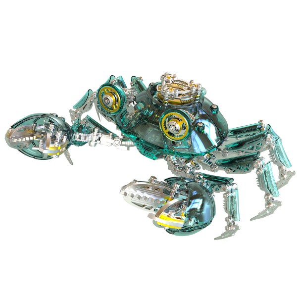 666PCS Articulated Mechanical Crab Metal Assembly Kit