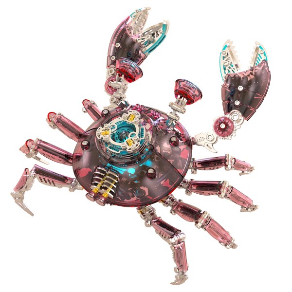 666PCS Articulated Mechanical Crab Metal Assembly Kit
