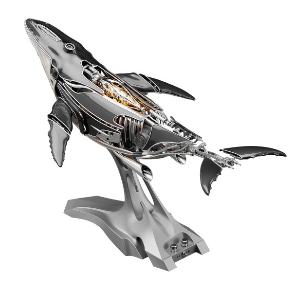 78PCS Motorized Mechanical Humpback Whale Metal Kit