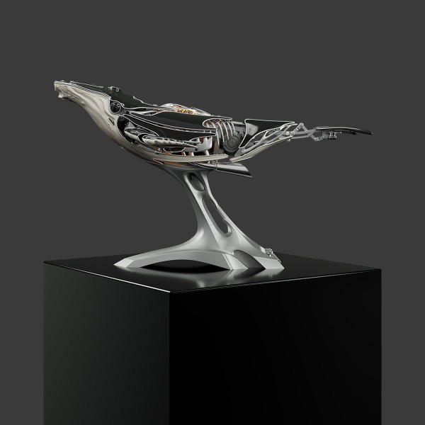 78PCS Motorized Mechanical Humpback Whale Metal Kit