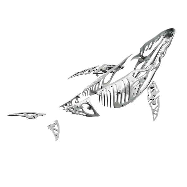 78PCS Motorized Mechanical Humpback Whale Metal Kit