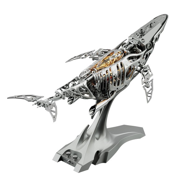 78PCS Motorized Mechanical Humpback Whale Metal Kit