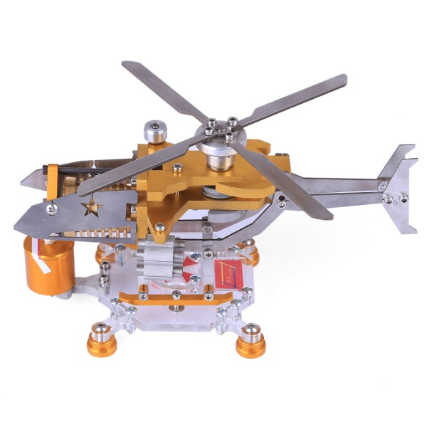 Armored Helicopter Flame-Licker Vacuum Engine Model Armored Helicopter Flame-Licker Vacuum Engine Model