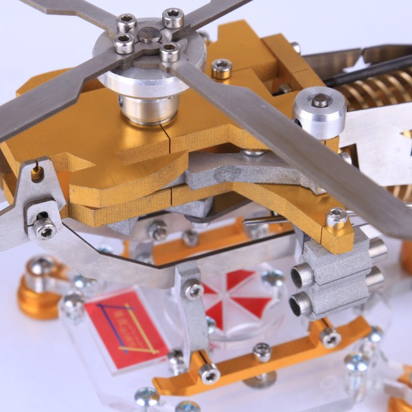 Armored Helicopter Flame-Licker Vacuum Engine Model Armored Helicopter Flame-Licker Vacuum Engine Model