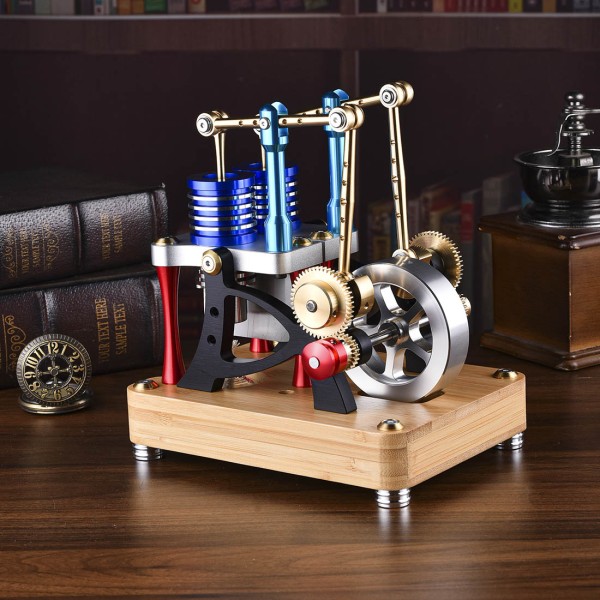 ENJOMOR M20-T Alpha Twin-Cylinder Stirling Engine Model
