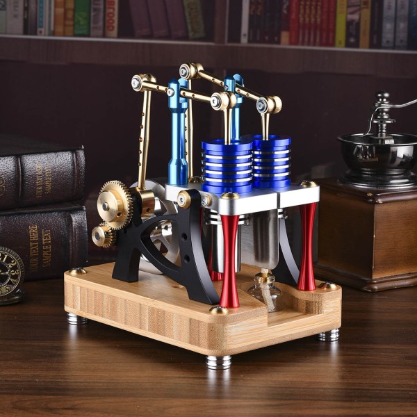 ENJOMOR M20-T Alpha Twin-Cylinder Stirling Engine Model