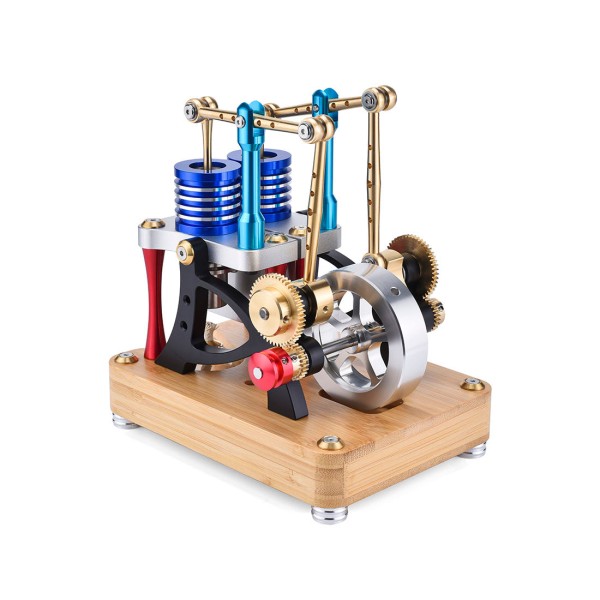 ENJOMOR M20-T Alpha Twin-Cylinder Stirling Engine Model