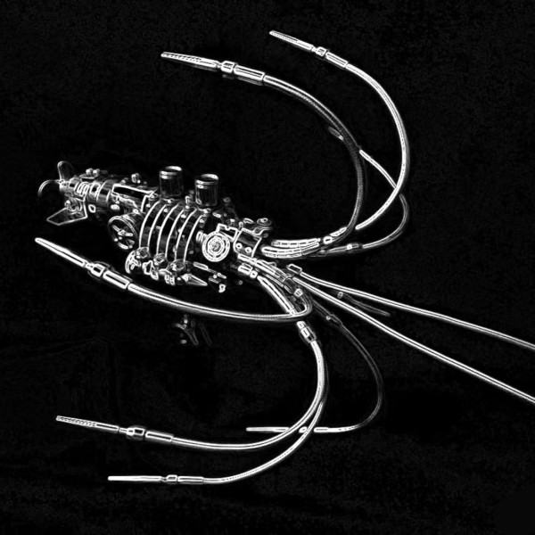295PCS Steampunk Giant Squid Metal Assembly Kit