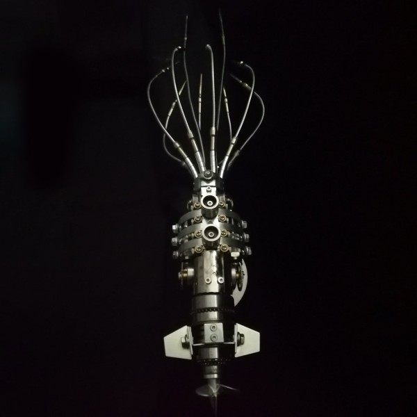 295PCS Steampunk Giant Squid Metal Assembly Kit