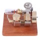 Adjustable-Speed Mini Stirling Engine with Wooden Base