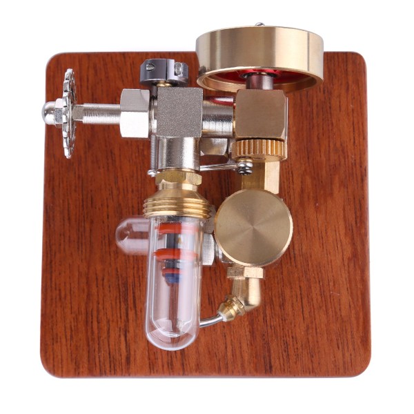 Adjustable-Speed Mini Stirling Engine with Wooden Base